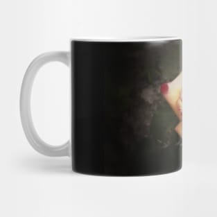 Peach and Pink Rose Mug